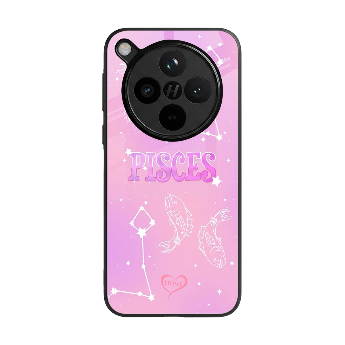 Pisces Aura back phone cover | glass case for oppo find x8