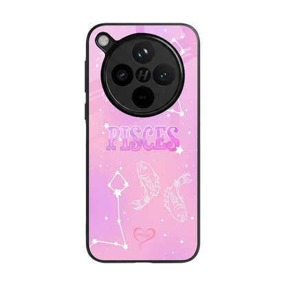 Pisces Aura back phone cover | glass case for oppo find x8
