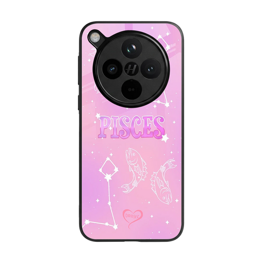Pisces Aura back phone cover | glass case for oppo find x8