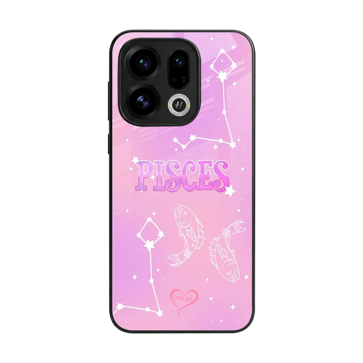 Pisces Aura back phone cover | glass case for oppo find x9