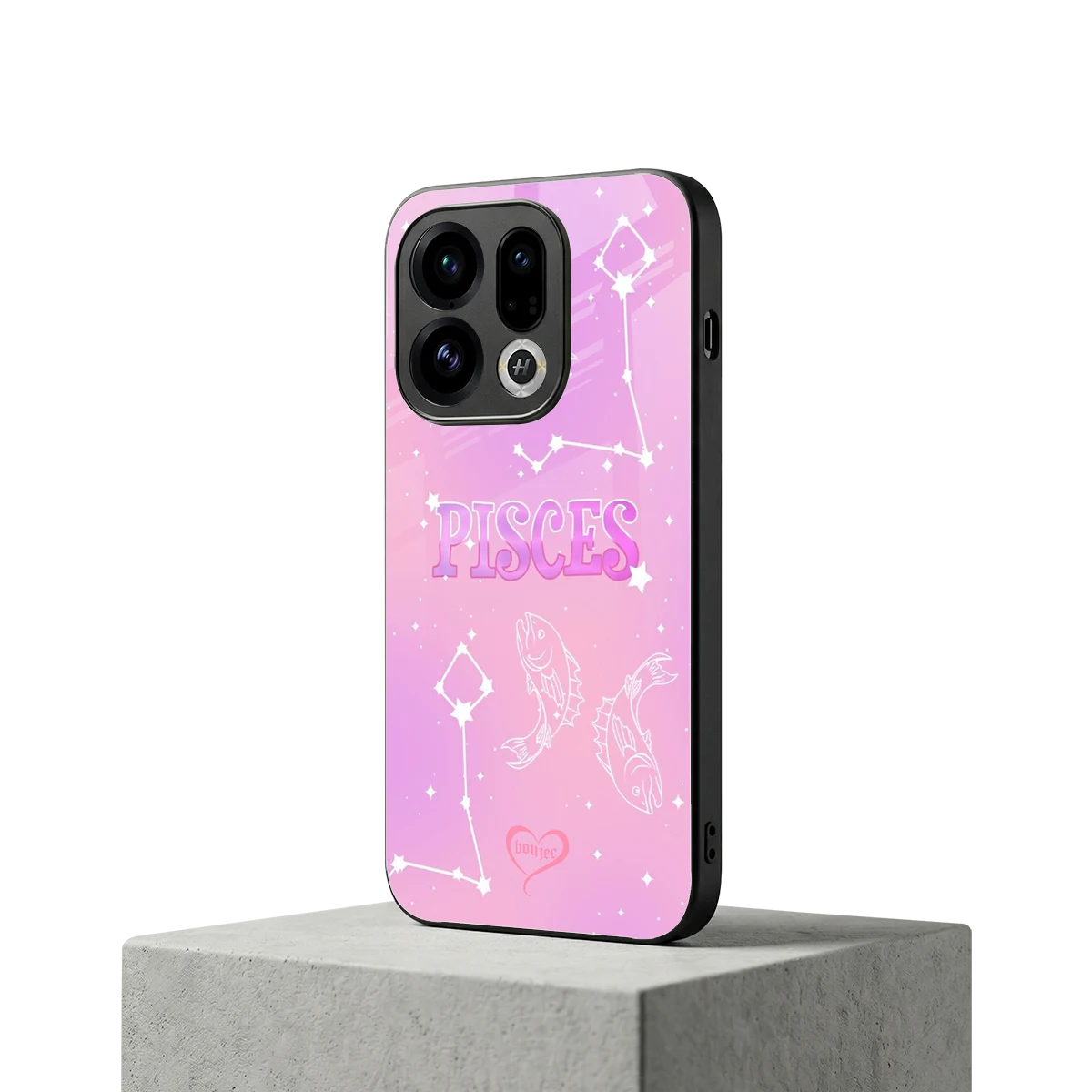 Pisces Aura oppo find x9 mobile cover | shockproof glass phone case