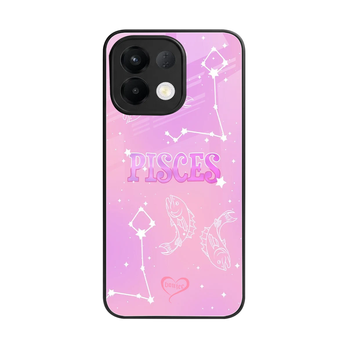 Pisces Aura back phone cover | glass case for oppo k13 5g