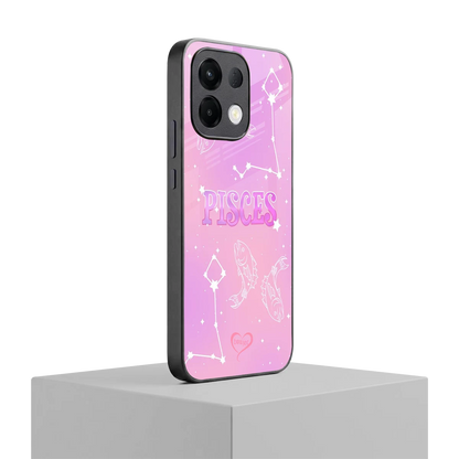 Pisces Aura oppo k13 5g mobile cover | shockproof glass phone case