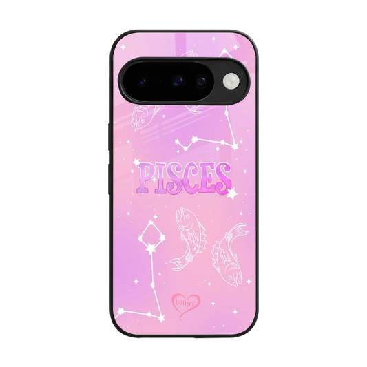 Pisces Aura back phone cover | glass case for google pixel 10