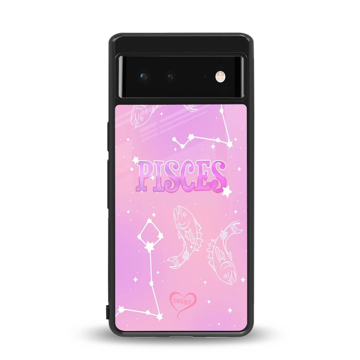 Pisces Aura back phone cover | glass case for google pixel 6