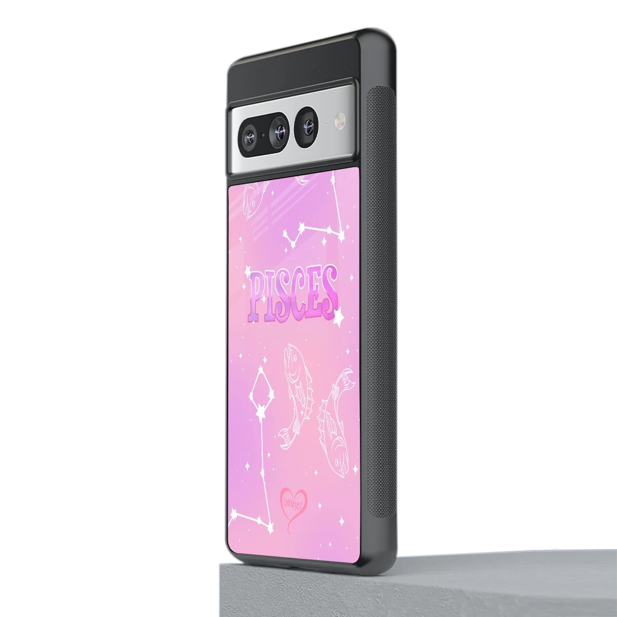 Pisces Aura stylish phone case for google pixel 7 pro | glossy glass and slim fit