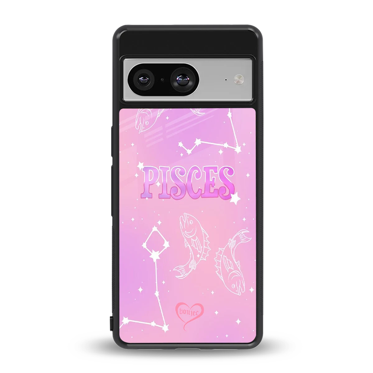 Pisces Aura back phone cover | glass case for google pixel 8