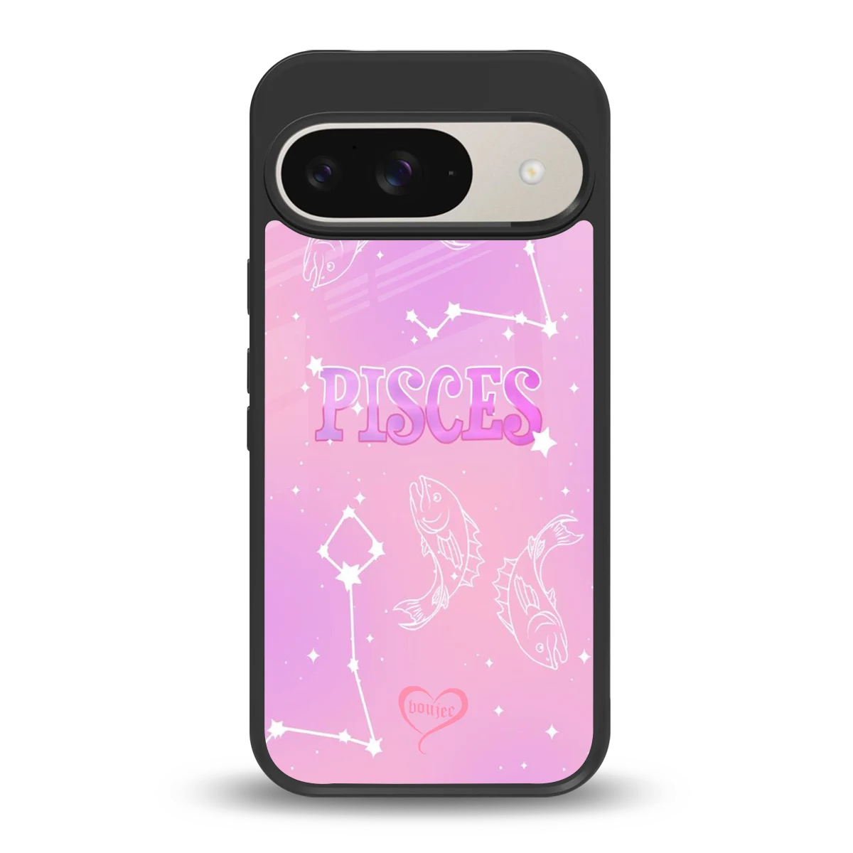 Pisces Aura back phone cover | glass case for google pixel 9
