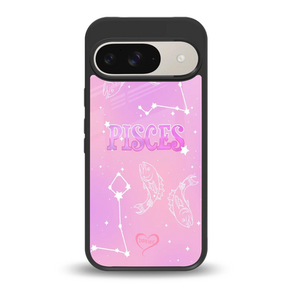 Pisces Aura back phone cover | glass case for google pixel 9