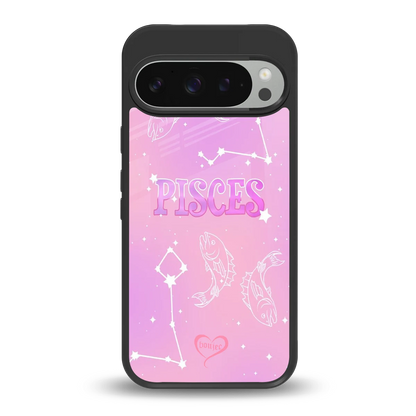 Pisces Aura back phone cover | glass case for google pixel 9 pro
