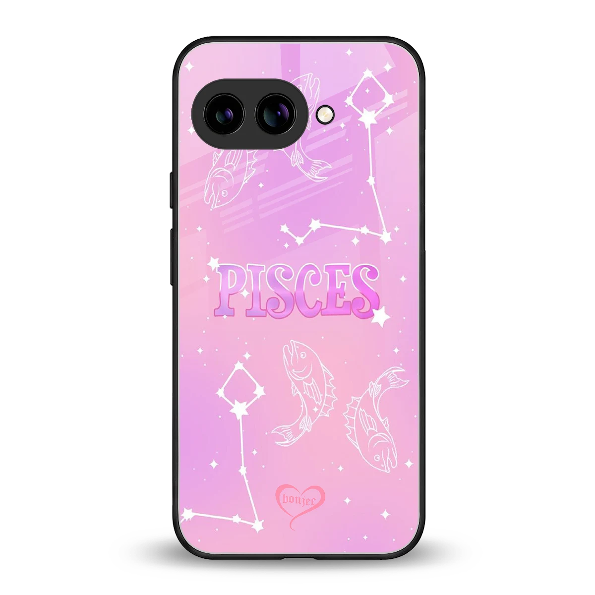 Pisces Aura back phone cover | glass case for google pixel 9a