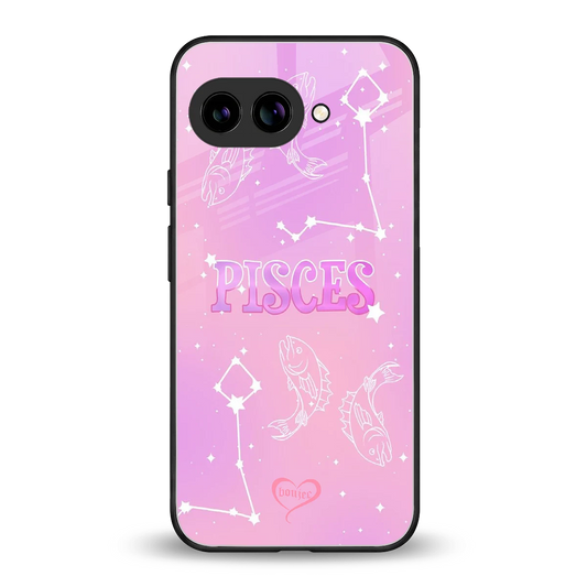 Pisces Aura back phone cover | glass case for google pixel 9a