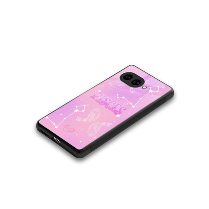 Pisces Aura stylish phone case for google pixel 9a | glossy glass and slim fit