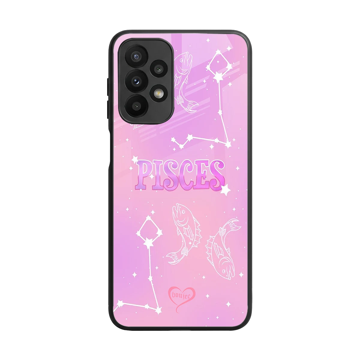 Pisces Aura back phone cover | glass case for samsung galaxy a23