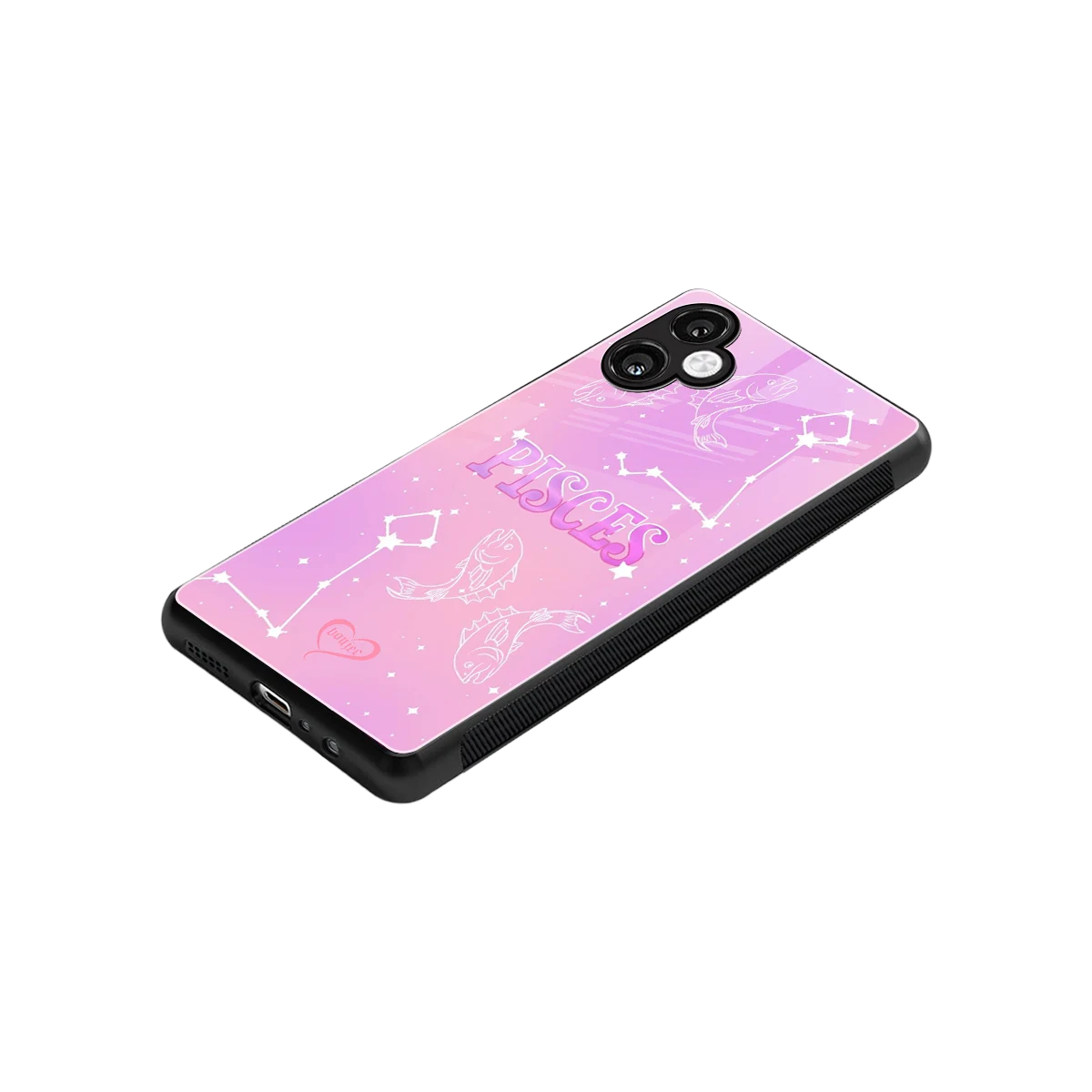 Pisces Aura stylish phone case for samsung galaxy a06 5g | glossy glass and slim fit