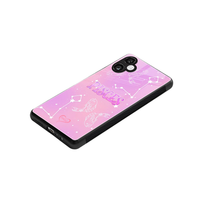 Pisces Aura stylish phone case for samsung galaxy a06 5g | glossy glass and slim fit