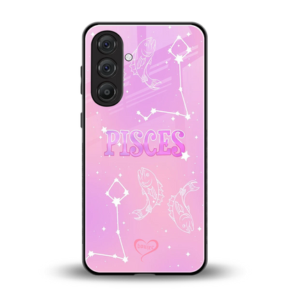 Pisces Aura back phone cover | glass case for samsung galaxy a16 5g