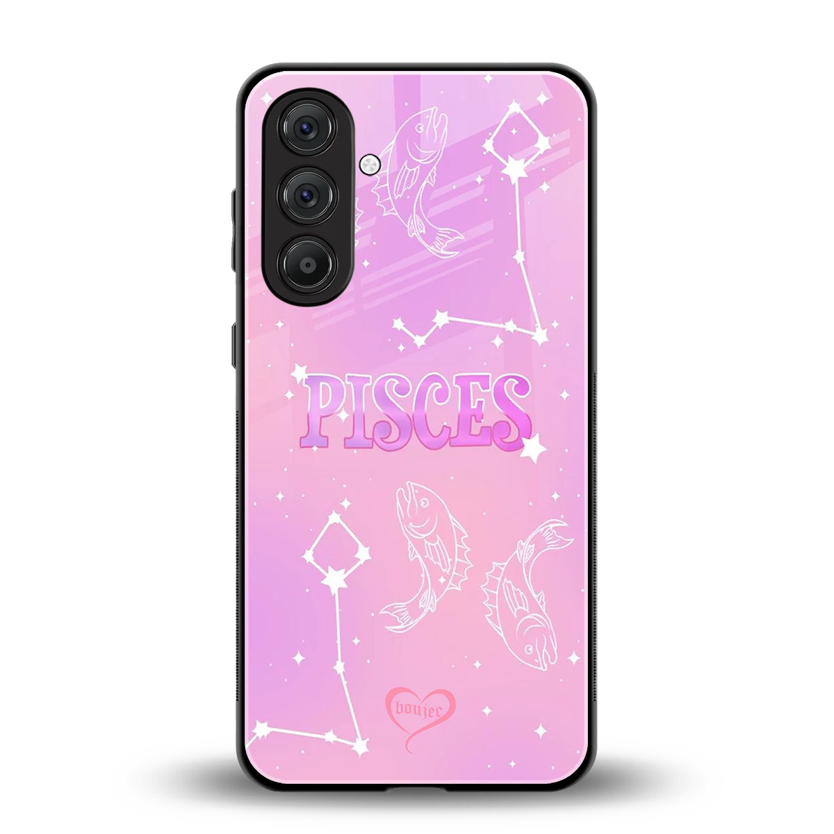 Pisces Aura back phone cover | glass case for samsung galaxy a17 5g
