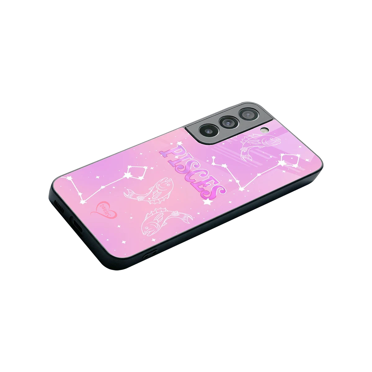 Pisces Aura stylish phone case for samsung galaxy s22 | glossy glass and slim fit