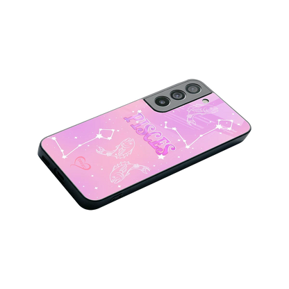 Pisces Aura stylish phone case for samsung galaxy s22 | glossy glass and slim fit