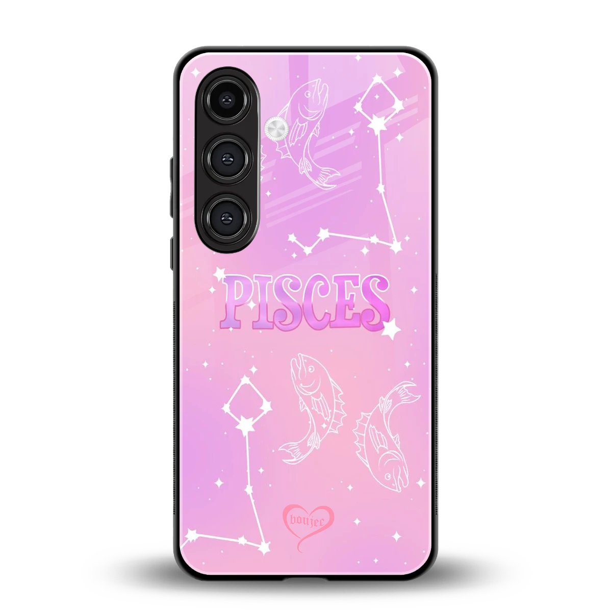 Pisces Aura back phone cover | glass case for samsung galaxy s24
