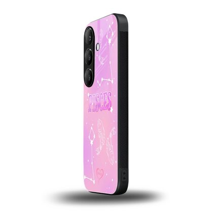 Pisces Aura samsung galaxy s24 plus mobile cover | shockproof glass phone case