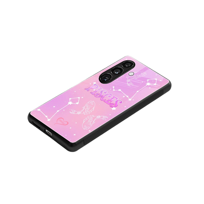 Pisces Aura stylish phone case for samsung galaxy s24 | glossy glass and slim fit