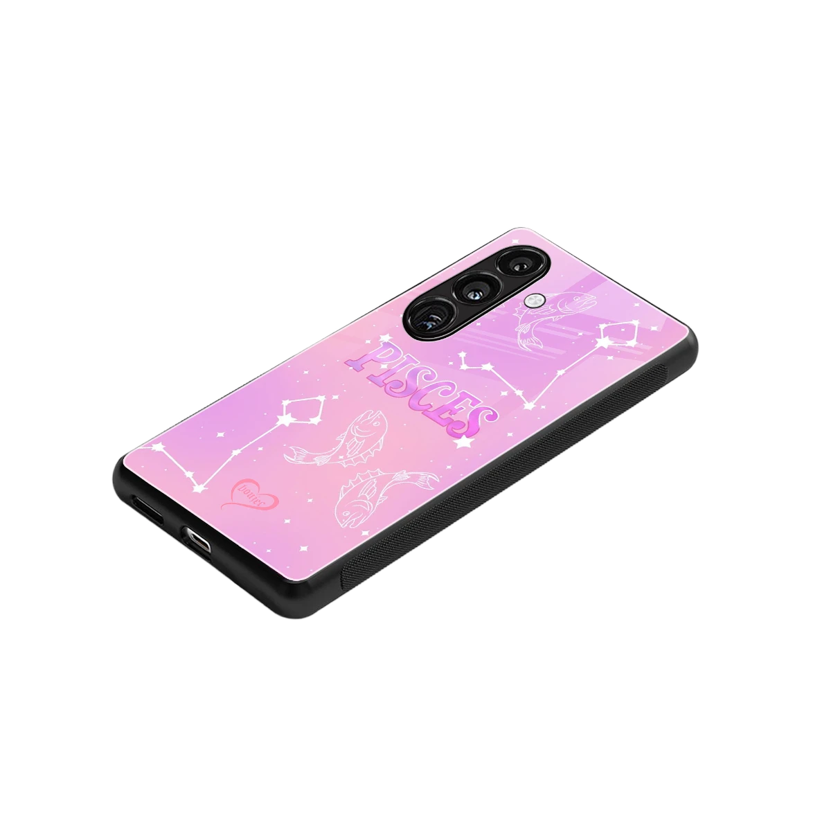 Pisces Aura stylish phone case for samsung galaxy s23 fe | glossy glass and slim fit