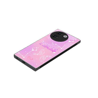 Pisces Aura stylish phone case for vivo v30e | glossy glass and slim fit