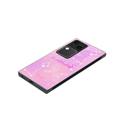 Pisces Aura stylish phone case for vivo v30 | glossy glass and slim fit