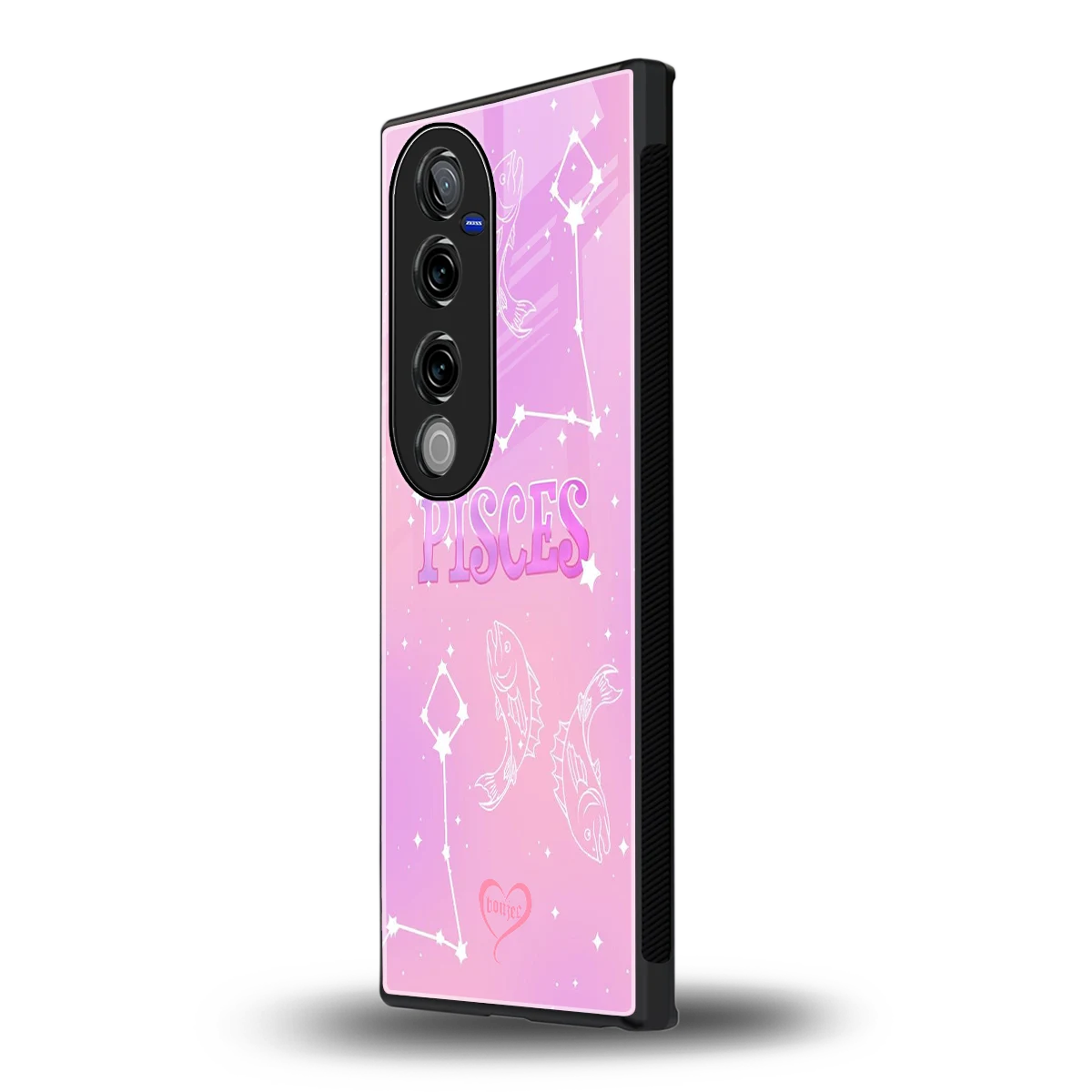 Pisces Aura vivo v40 pro mobile cover | shockproof glass phone case