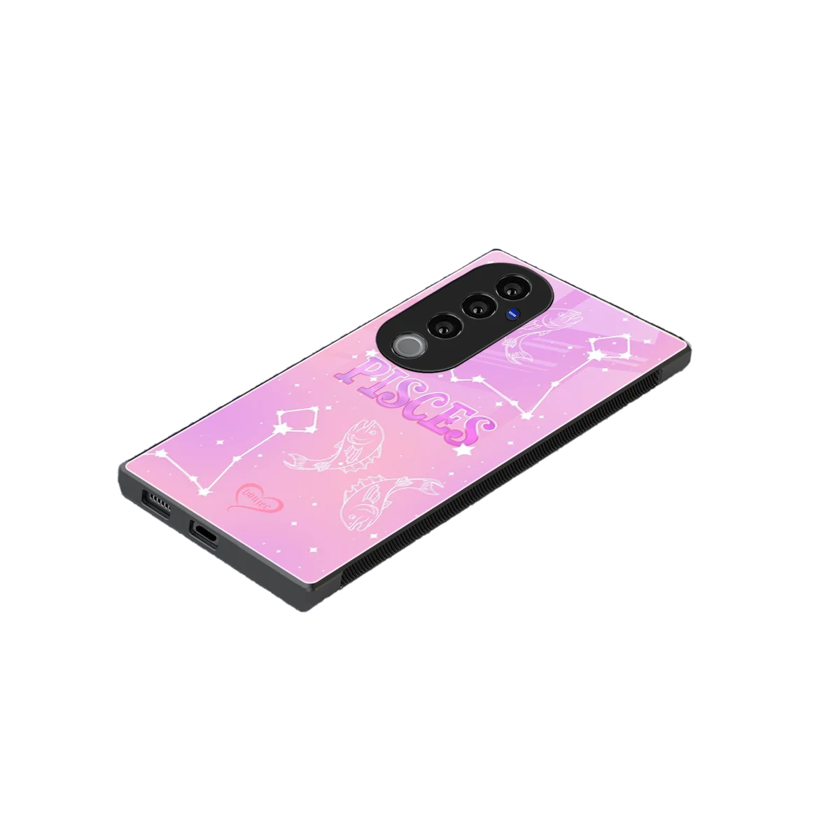 Pisces Aura stylish phone case for vivo v40 pro | glossy glass and slim fit