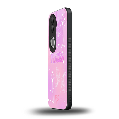 Pisces Aura vivo v50 mobile cover | shockproof glass phone case