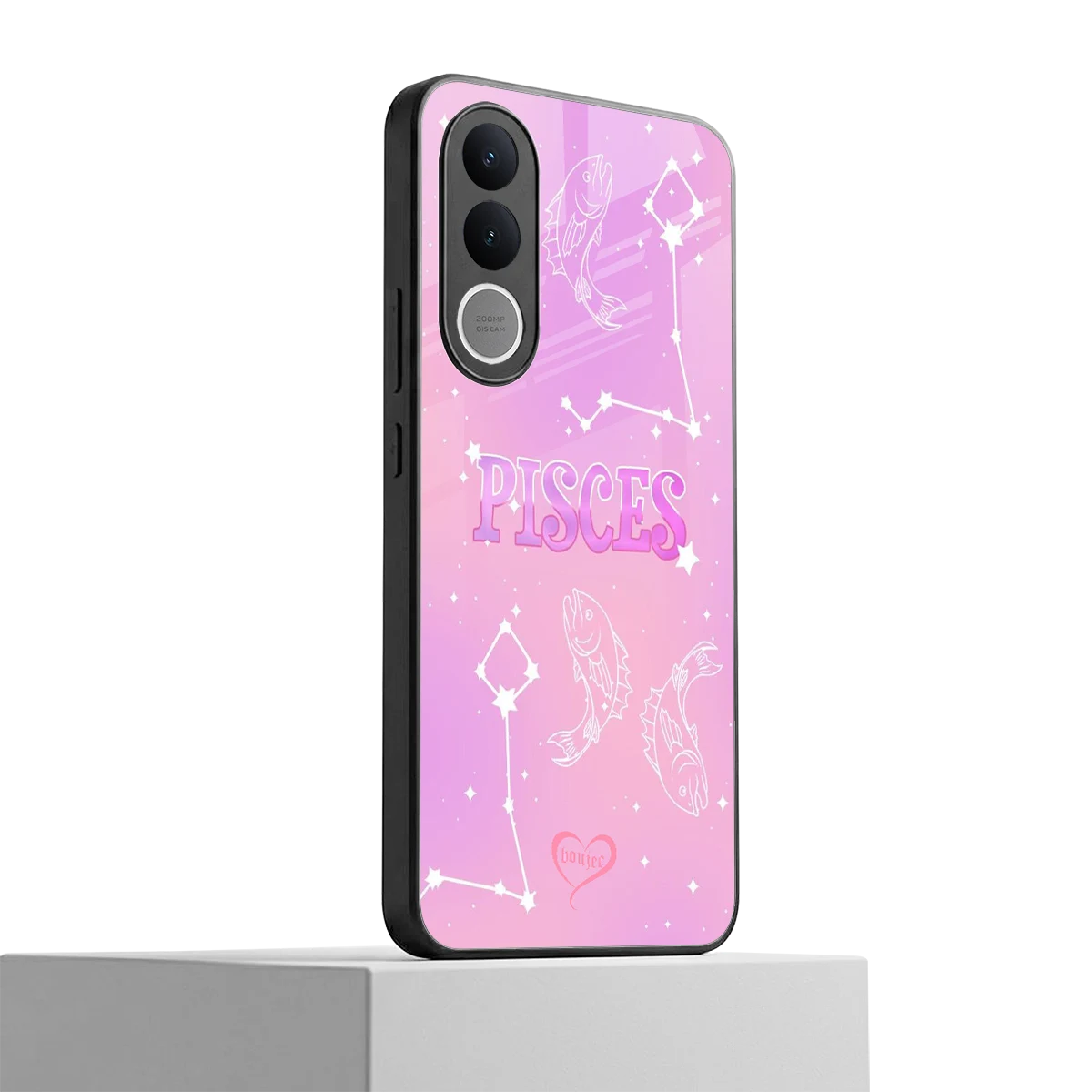 Pisces Aura vivo v70 fe mobile cover | shockproof glass phone case