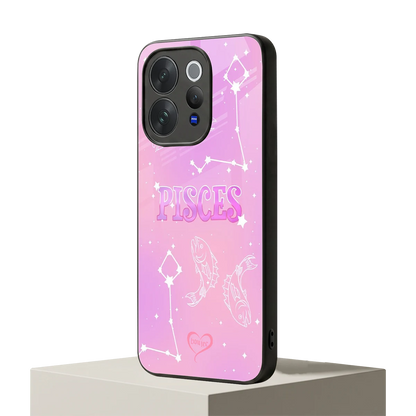 Pisces Aura vivo v70 mobile cover | shockproof glass phone case
