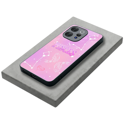 Pisces Aura stylish phone case for vivo v70 elite | glossy glass and slim fit
