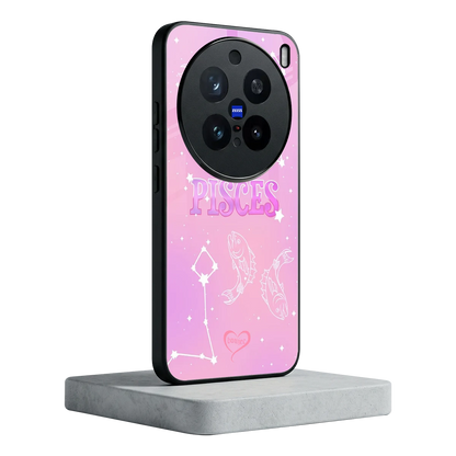 Pisces Aura vivo x200 pro mobile cover | shockproof glass phone case