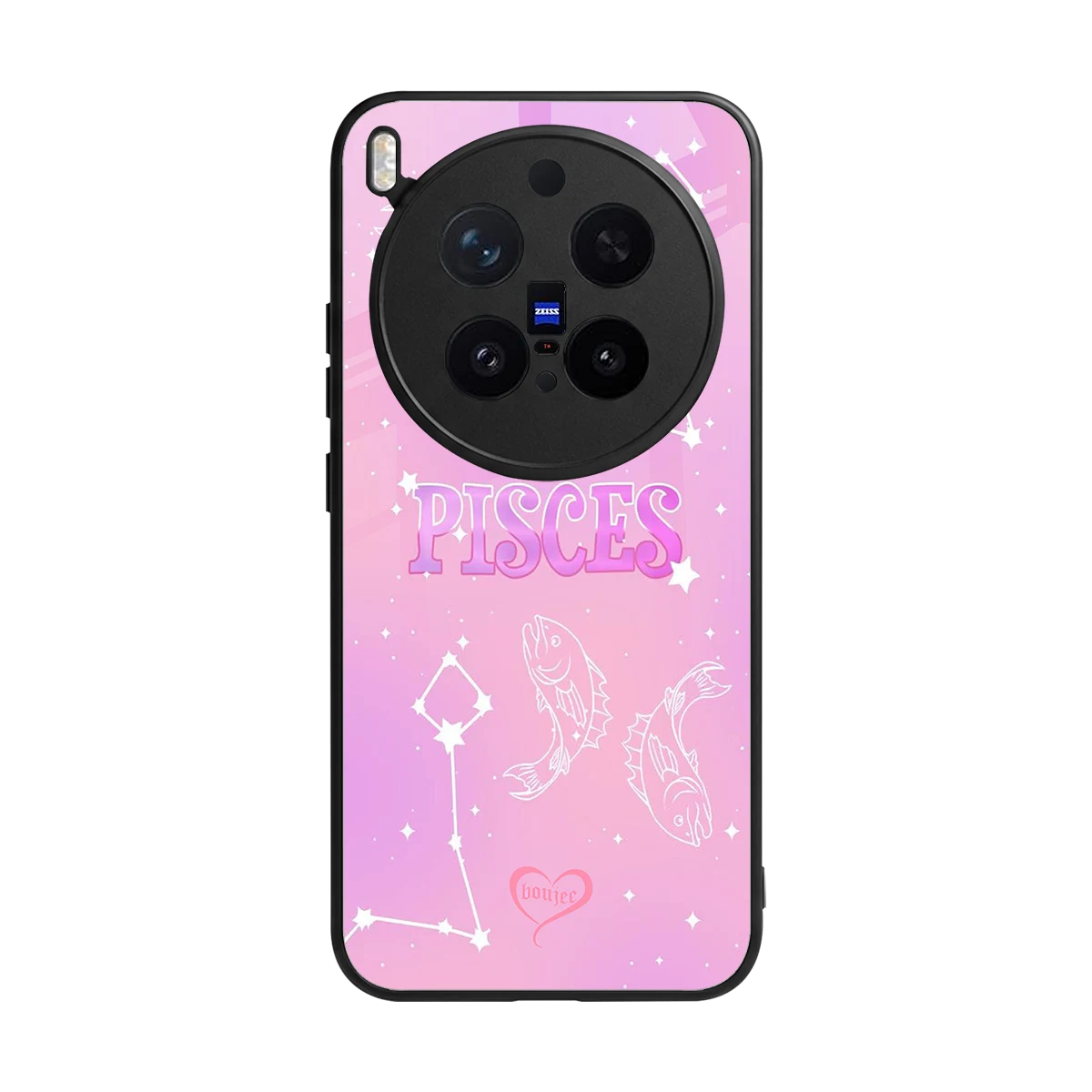 Pisces Aura back phone cover | glass case for vivo x300 pro
