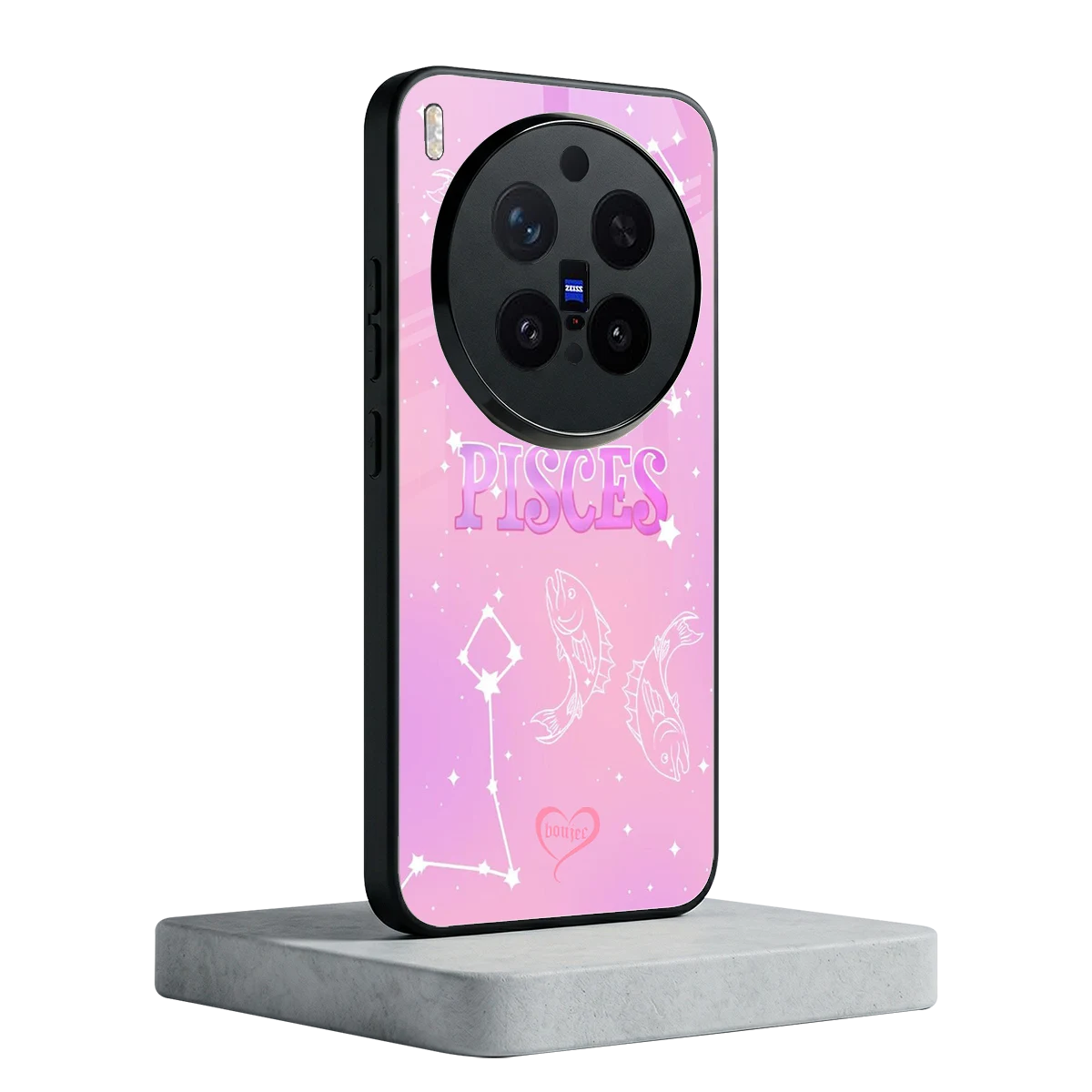 Pisces Aura vivo x300 pro mobile cover | shockproof glass phone case