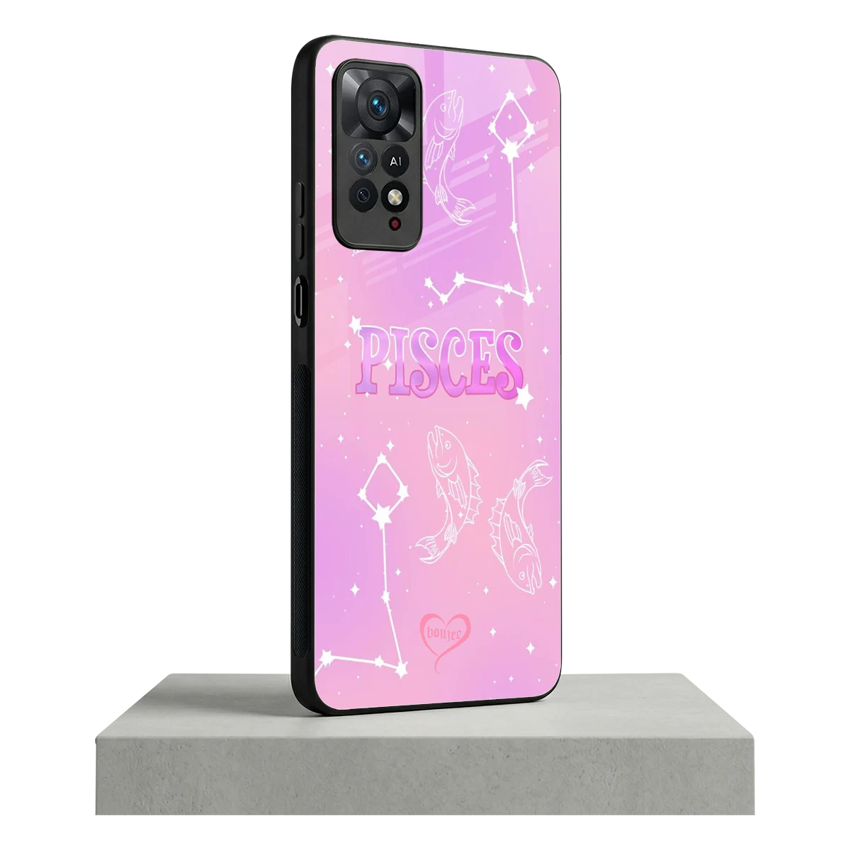 Pisces Aura redmi note 11 pro mobile cover | shockproof glass phone case