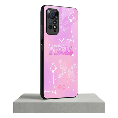 Pisces Aura redmi note 11 pro mobile cover | shockproof glass phone case