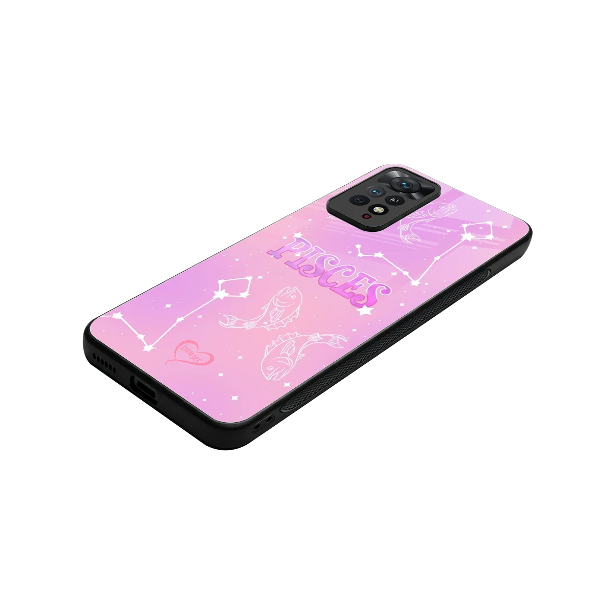 Pisces Aura stylish phone case for redmi note 11 pro | glossy glass and slim fit