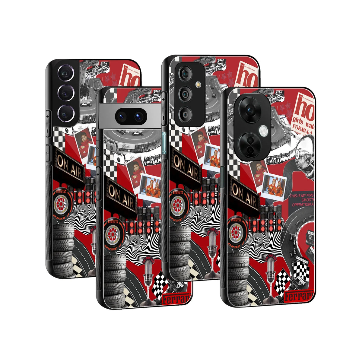 Stylish Glass Back Case for All Smartphones iPhone, Samsung, OnePlus, Pixel, Redmi, Oppo, Vivo, Motorola