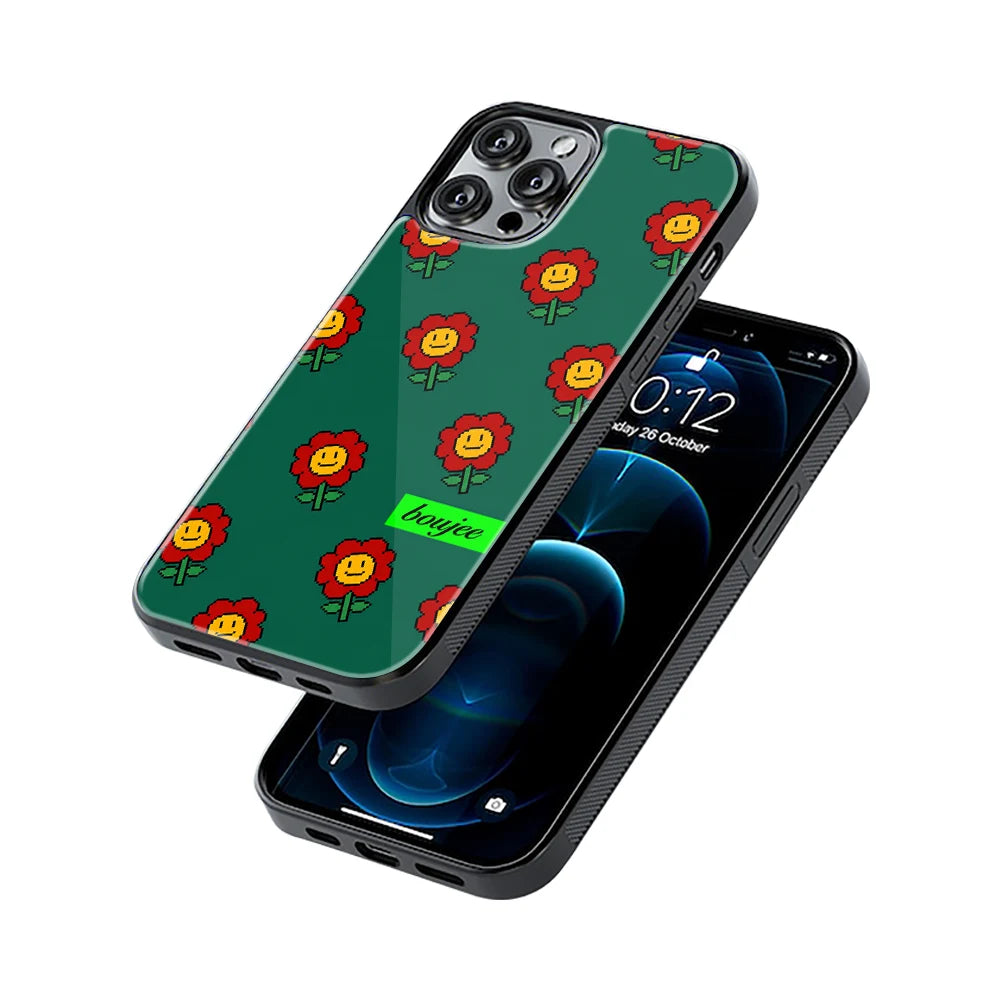 Protective Glass Back Phone Case Compatible with iPhone, Samsung, OnePlus, Pixel & More
