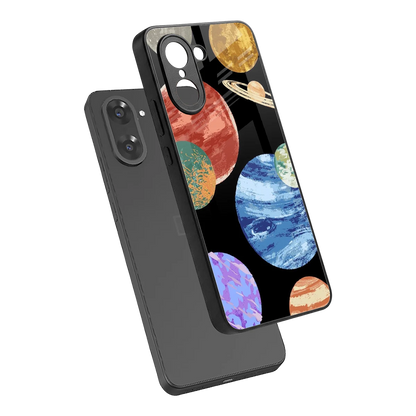 Planet Parade sleek oneplus nord ce5 5g cover with tempered glass back and TPU edges