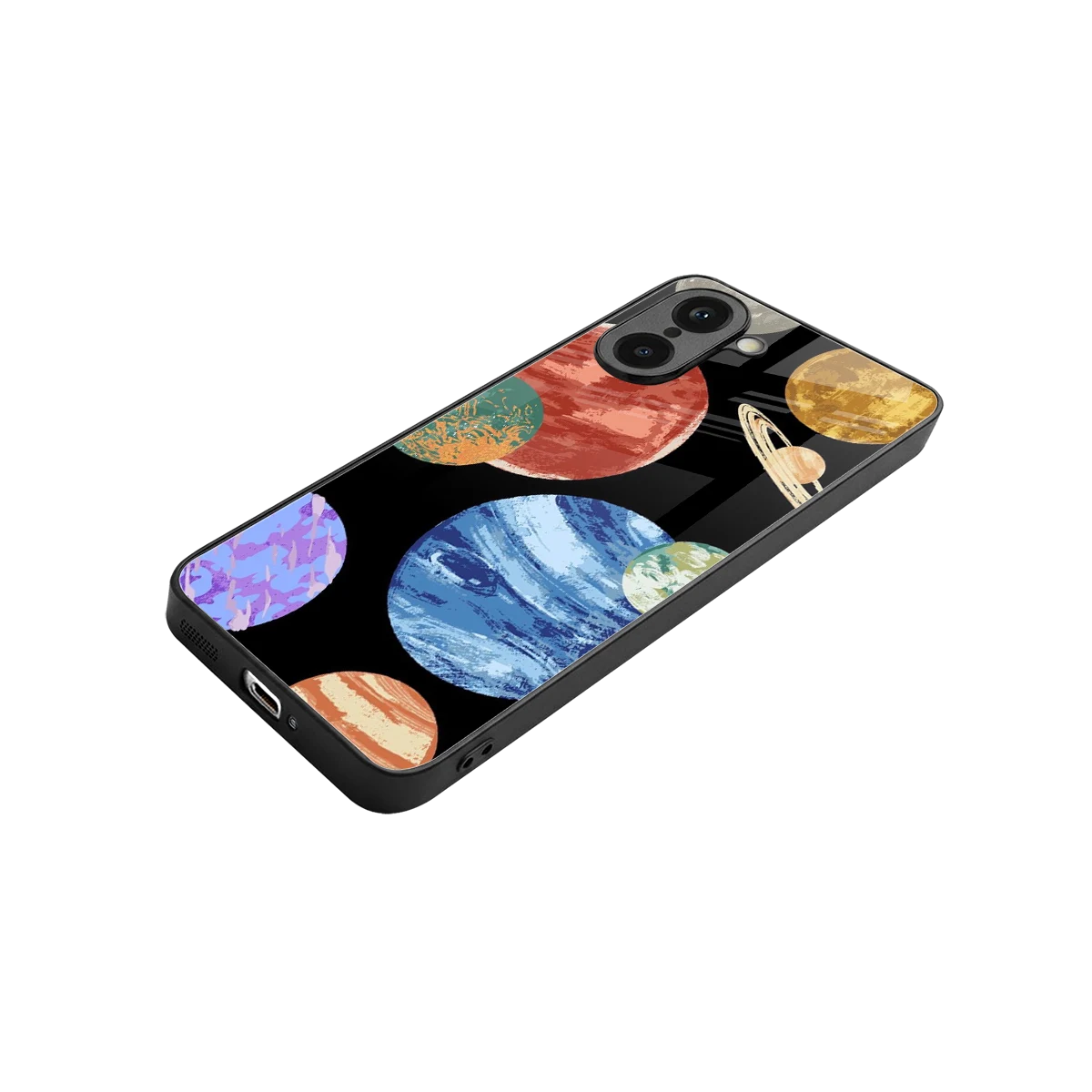 Planet Parade stylish phone case for oneplus nord ce5 5g | glossy glass and slim fit