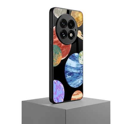 Planet Parade oneplus 13 mobile cover | shockproof glass phone case