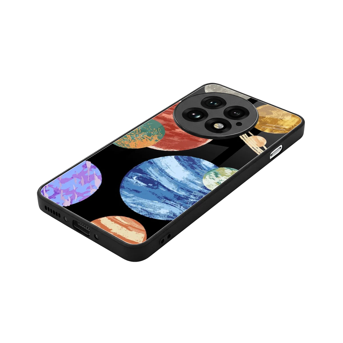Planet Parade stylish phone case for oneplus 13 | glossy glass and slim fit