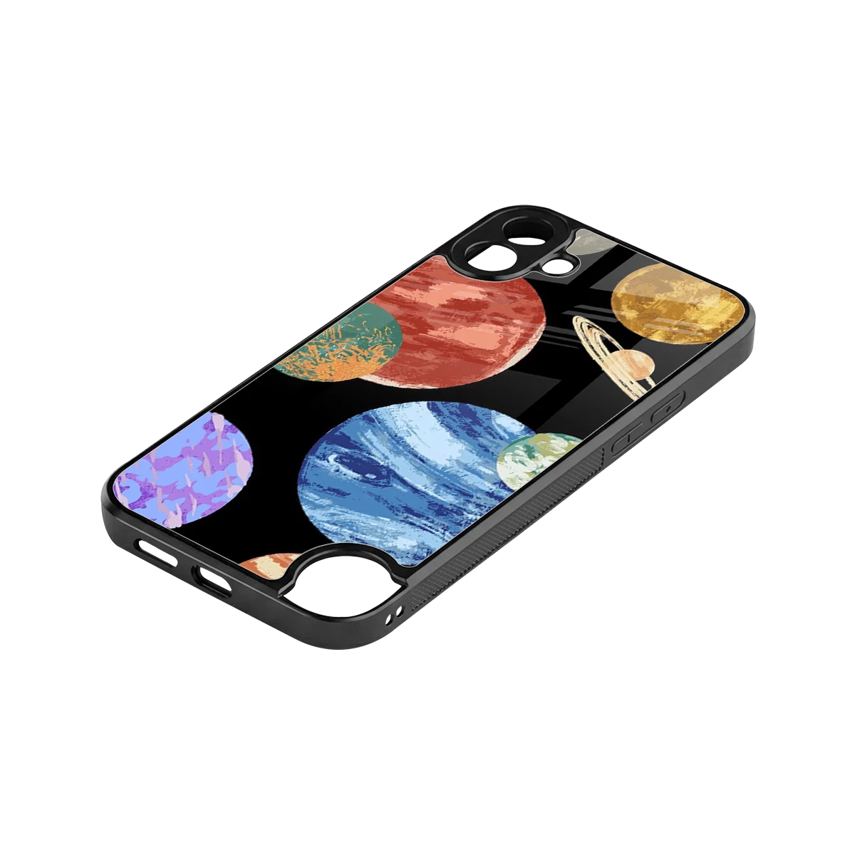 Planet Parade stylish phone case for cmf nothing phone 1 | glossy glass and slim fit