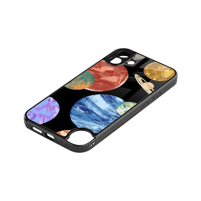Planet Parade stylish phone case for cmf nothing phone 1 | glossy glass and slim fit
